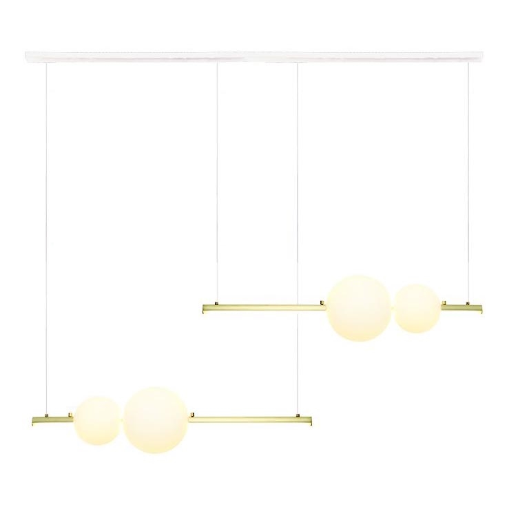 Zambelis 22235 - Lampadario a sospensione con filo LED dimmerabile LED/22W/230V oro