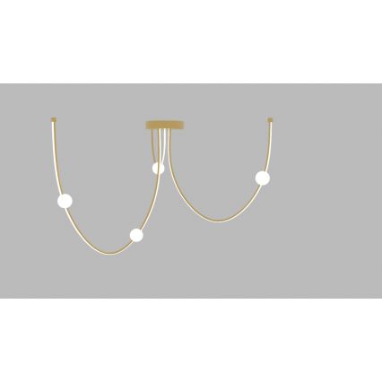 Zambelis 22248 - Lampadario a sospensione con filo LED dimmerabile LED/42W/230V oro