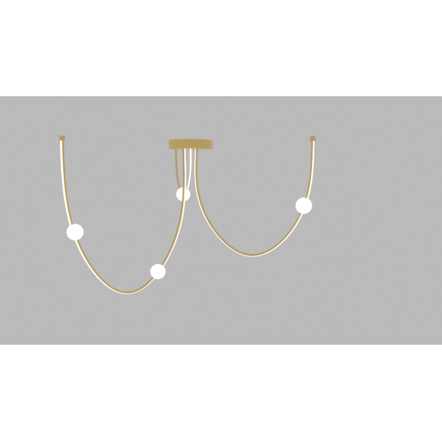 Zambelis 22248 - Lampadario a sospensione con filo LED dimmerabile LED/42W/230V oro