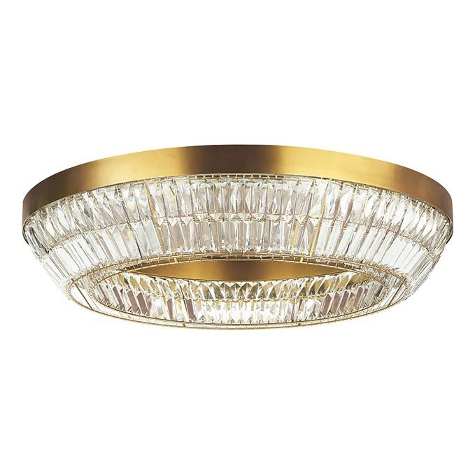 Zambelis 23049 - Lampada da soffitto in cristallo dimmerabile a LED LED/55W/230V CRI 90 3000K diam. 80 cm ottone