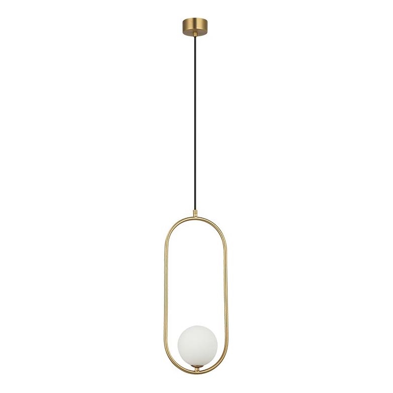 Zambelis 23135 - Lampadario a sospensione con filo 1xG9/7W/230V 12x20 cm oro