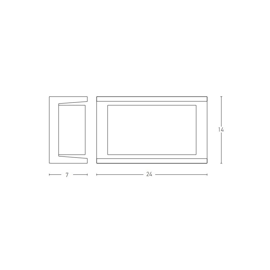 Zambelis E149 - Applique da esterno 1xE27/18W/230V IP54 antracite