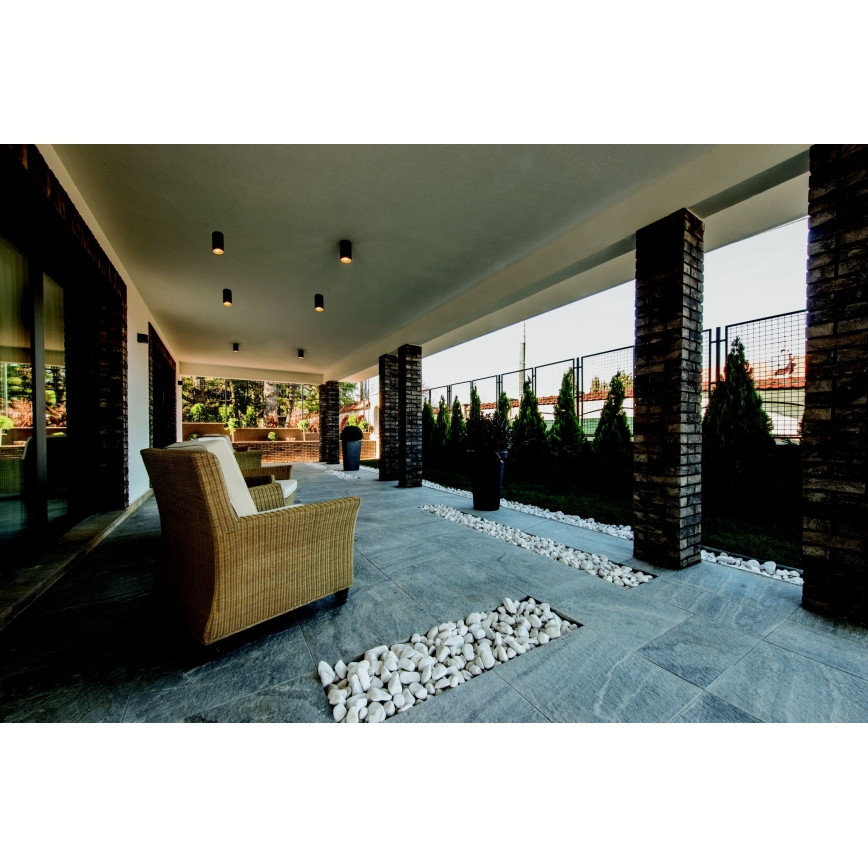 Zambelis E219 - Luce Spot da esterno 1xGU10/7W/230V IP54 nero