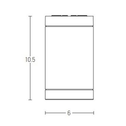 Zambelis E220 - Luce Spot da esterno 1xGU10/7W/230V IP54 bianco