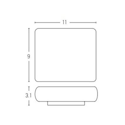 Zambelis E238 - Applique a LED da esterno 2xLED/3W/230V IP65 antracite