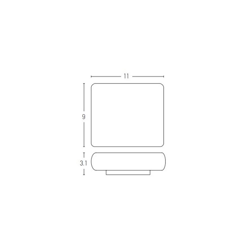 Zambelis E238 - Applique a LED da esterno 2xLED/3W/230V IP65 antracite