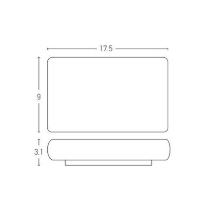 Zambelis E239 - Applique a LED da esterno 2xLED/6W/230V IP65 antracite