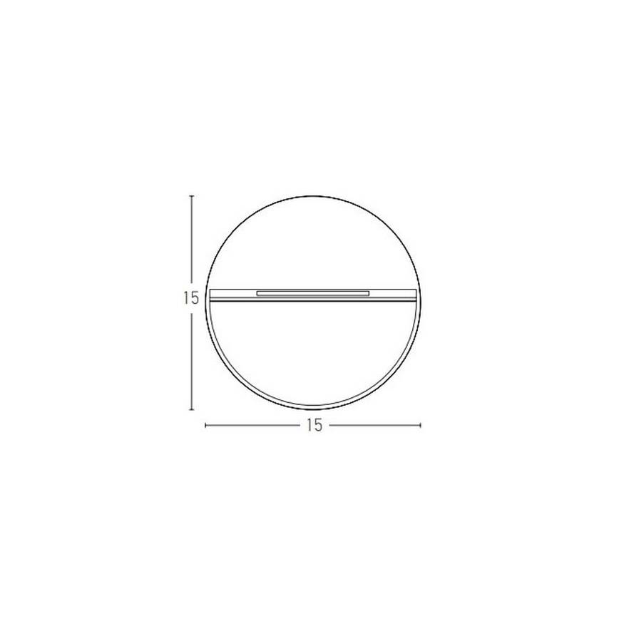 Zambelis E242-G - Illuminazione scale LED da esterno LED/6W/230V IP65 antracite