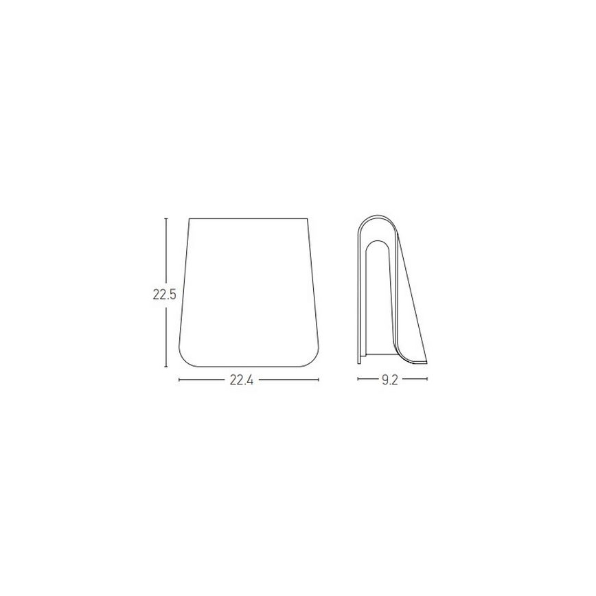 Zambelis E245 - Lampada da parete LED da esterno LED/6W/230V IP54 antracite