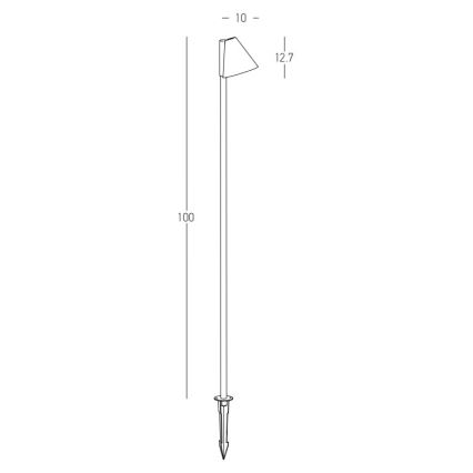 Zambelis E282 - Lampada da esterno 1xGU10/20W/230V IP65 antracite