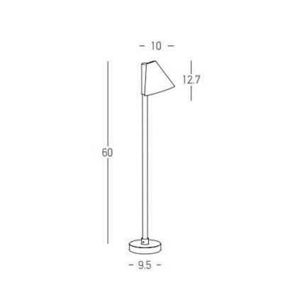 Zambelis E283 - Lampada LED da esterno LED/6W/230V IP65 antracite