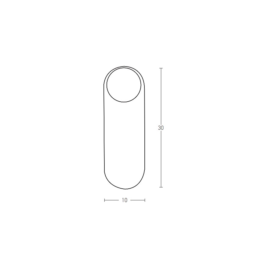 Zambelis H64-B - Lampada da parete 1xG9/9W/230V nero
