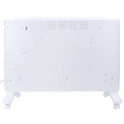 ZEVENTI - Termoconvettore elettrico da parete intelligente con display LCD 1000/2000W/230V Wi-Fi bianco