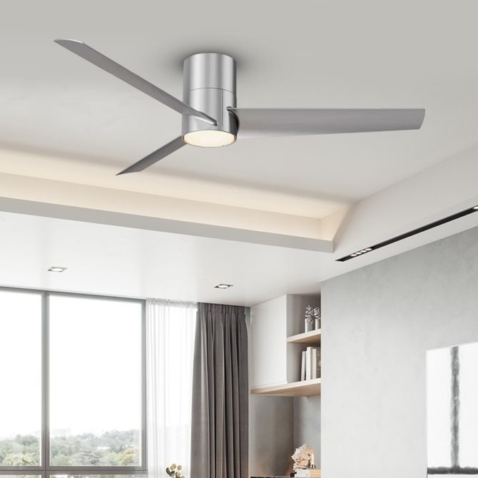ZEVENTI - Plafoniera LED BARROSA LED/18W/230V 3000/4000/6000K Wi-Fi Tuya cromo opaco + telecomando