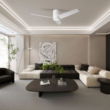 ZEVENTI - Plafoniera LED BARROSA LED/18W/230V 3000/4000/6000K Wi-Fi Tuya bianco + telecomando