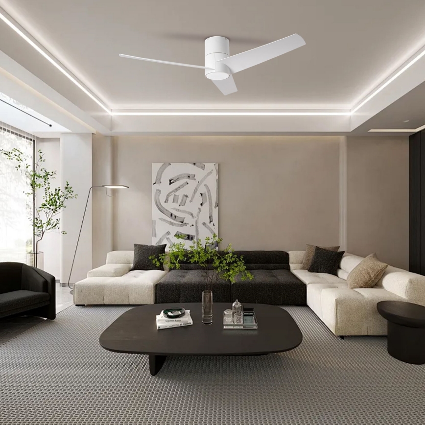 ZEVENTI - Plafoniera LED BARROSA LED/18W/230V 3000/4000/6000K Wi-Fi Tuya bianco + telecomando