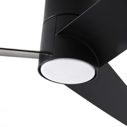 ZEVENTI - Plafoniera LED BARROSA LED/18W/230V 3000/4000/6000K Wi-Fi Tuya nero + telecomando