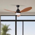 ZEVENTI - Plafoniera LED MURO LED/18W/230V 3000-6000K Wi-Fi Tuya nero + telecomando