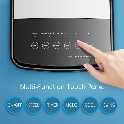 ZEVENTI - Raffrescatore d'aria ARCTIC 60W/230V nero/bianco