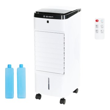 ZEVENTI - Raffrescatore d'aria ARCTIC 60W/230V nero/bianco con telecomando