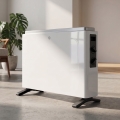 ZEVENTI - Riscaldatore elettrico/convettore 800/1200/2000W/230V bianco