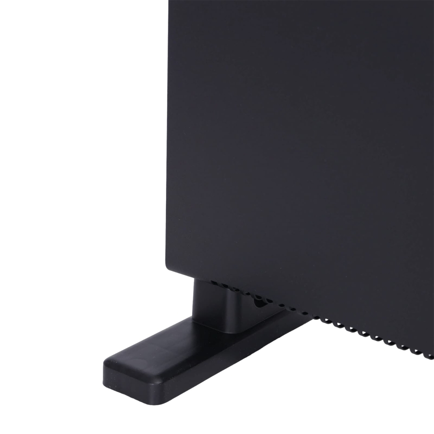 ZEVENTI - Riscaldatore elettrico/convettore con display LCD 1250/2000W/230V nero + telecomando