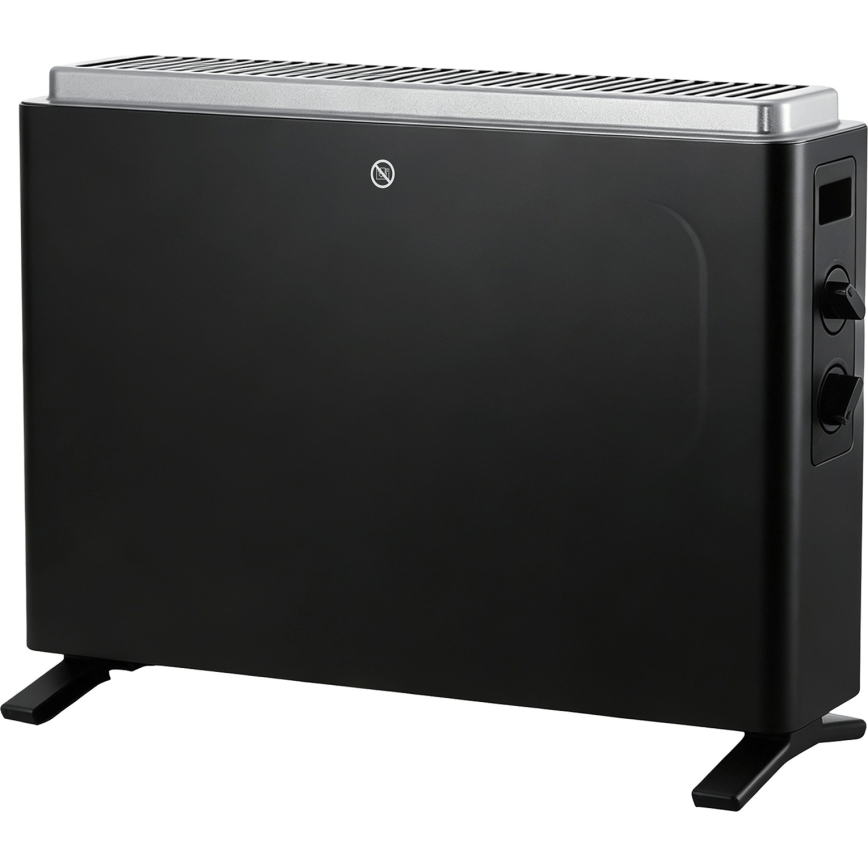 ZEVENTI - Termoconvettore elettrico 800/1200/2000W/230V nero