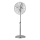 ZEVENTI - Ventilatore a piantana FLOW 50W/230V Ø 45 cm, cromo lucido