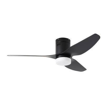 ZEVENTI - Ventilatore da soffitto LED PADUA LED/18W/230V 3000-6000K Wi-Fi Tuya nero + telecomando