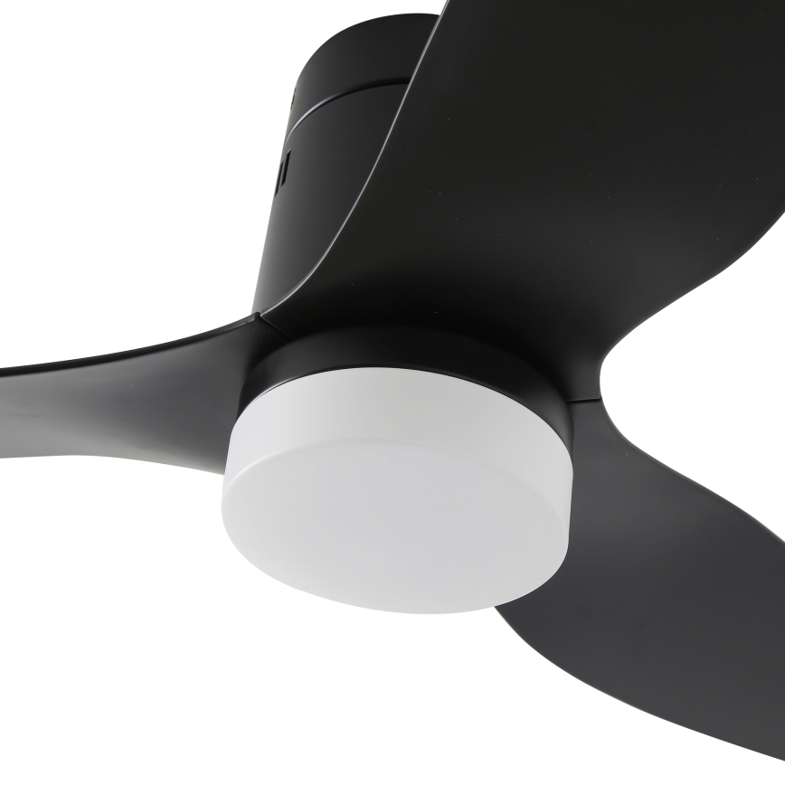 ZEVENTI - Ventilatore da soffitto LED PADUA LED/18W/230V 3000-6000K Wi-Fi Tuya nero + telecomando