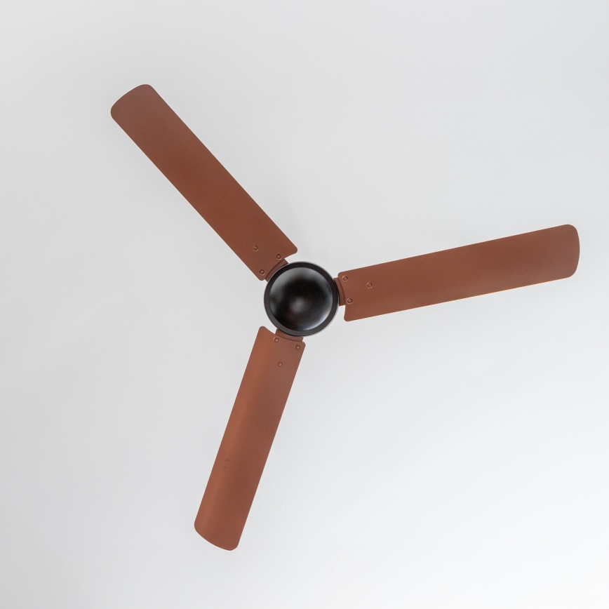 ZEVENTI - Ventilatore da soffitto TOFINO marrone