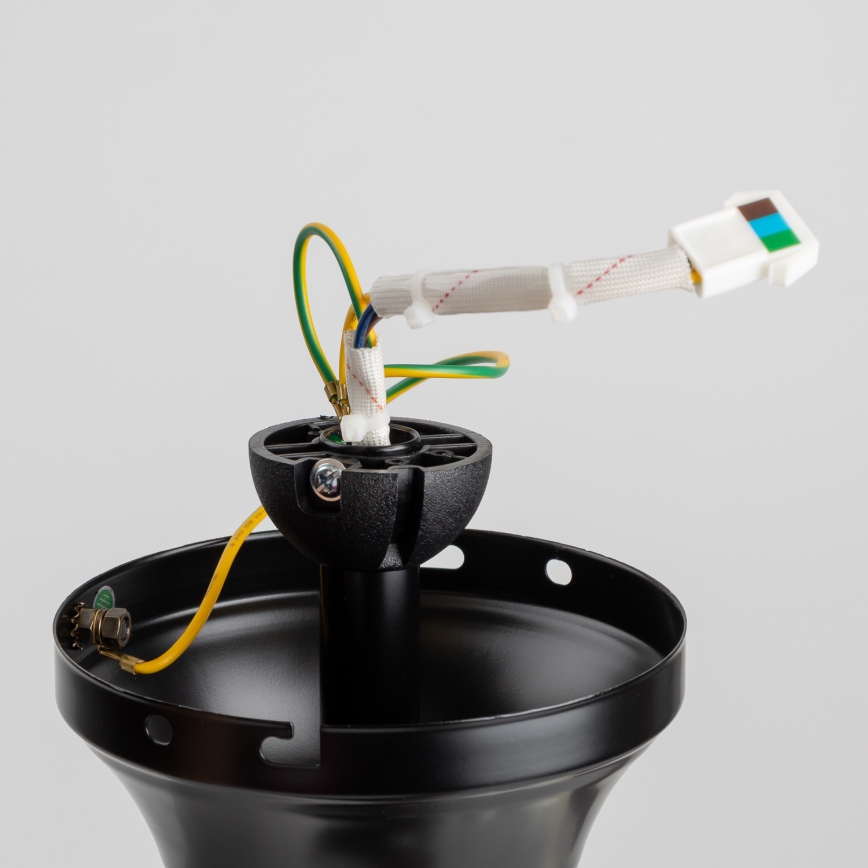 ZEVENTI - Ventilatore da soffitto TOFINO nero