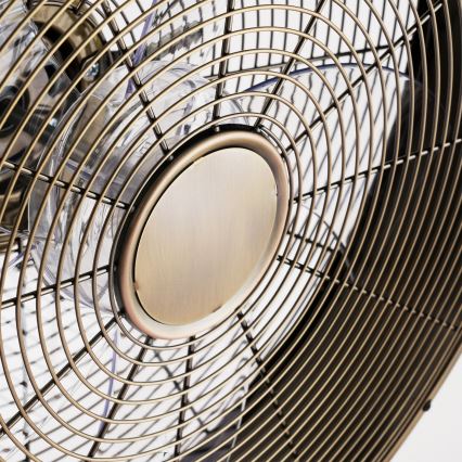 ZEVENTI - Ventilatore da parete FANNY 50W/230V bronzo + telecomando