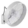 ZEVENTI - Ventilatore da parete FANNY 50W/230V cromo satinato + telecomando