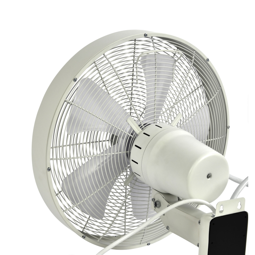 ZEVENTI - Ventilatore da parete FREEZE 50W/230V diametro 40 cm bianco + telecomando