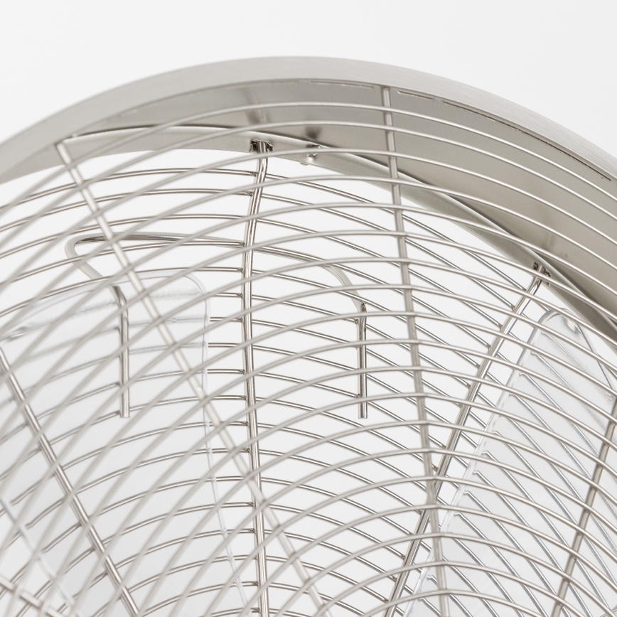 ZEVENTI - Ventilatore da parete FREEZE 50W/230V diametro 40 cm cromo opaco + telecomando
