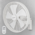 ZEVENTI - Ventilatore da parete FREEZE 50W/230V Ø 45 cm bianco + telecomando
