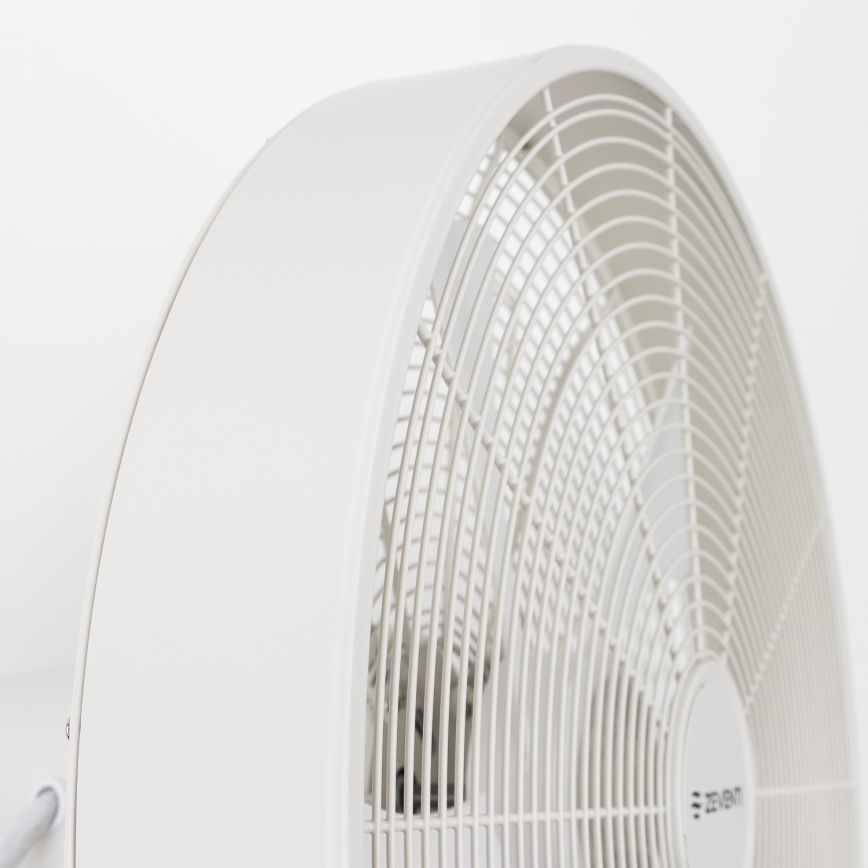 ZEVENTI - Ventilatore da parete FREEZE 50W/230V Ø 45 cm bianco + telecomando