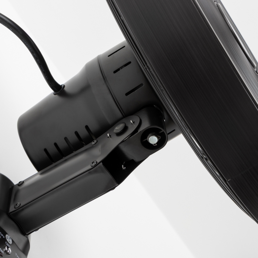 ZEVENTI - Ventilatore da parete FREEZE 50W/230V Ø 45 cm nero + telecomando