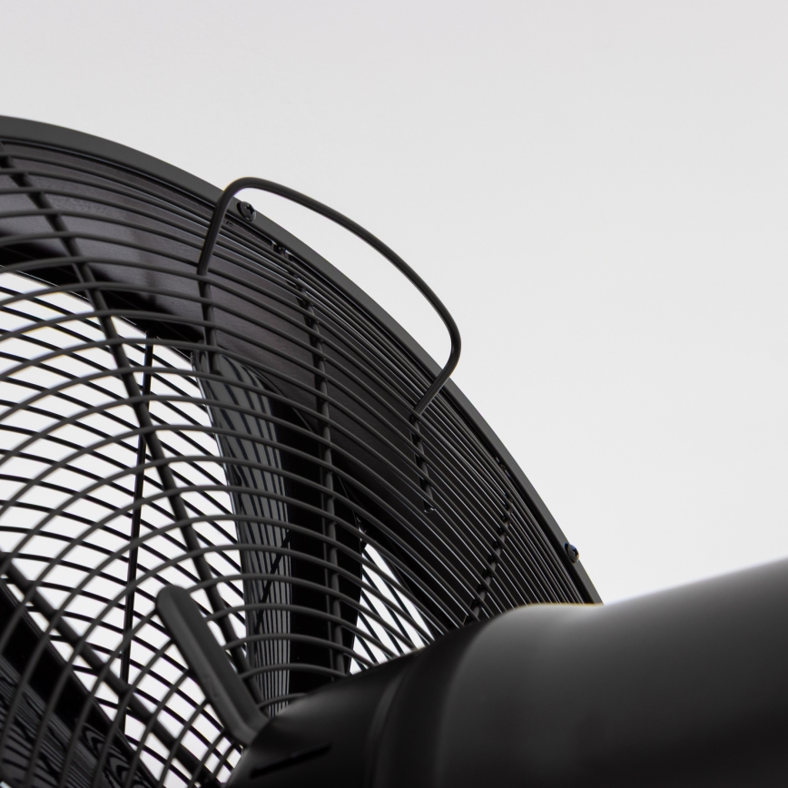 ZEVENTI - Ventilatore da parete FREEZE 50W/230V Ø 45 cm nero + telecomando