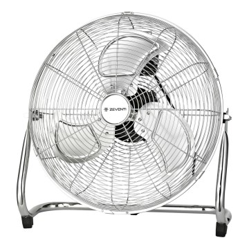 ZEVENTI - Ventilatore da pavimento FLOW 100W/230V cromo lucido