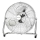 ZEVENTI - Ventilatore da pavimento FLOW 100W/230V Ø 54 cm finitura cromata lucida