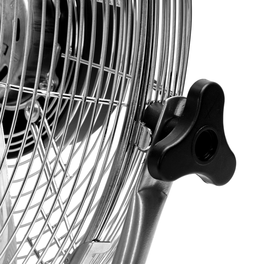 ZEVENTI - Ventilatore da pavimento FLOW 60W/230V 44,5 cm cromo lucido