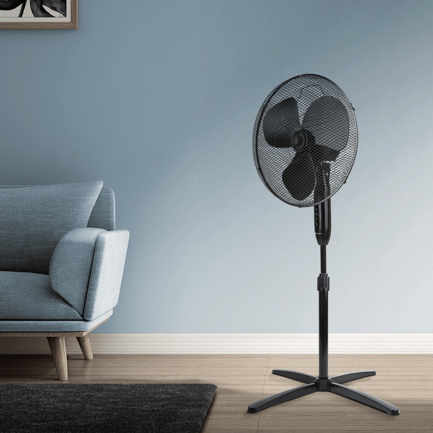 ZEVENTI - Ventilatore a piantana FLOW 40W/230V 120 cm nero
