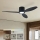 ZEVENTI - Ventilatore da soffitto dimmerabile a LED VENTORA LED/24W/230V 3000/4000/6000K Wi-Fi Tuya nero + telecomando