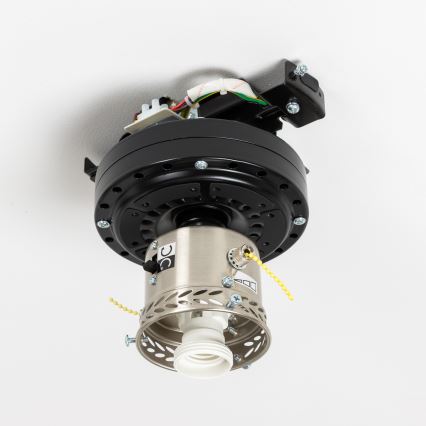 ZEVENTI - Ventilatore da soffitto GALDANA 1xE27/60W/230V grigio/bianco