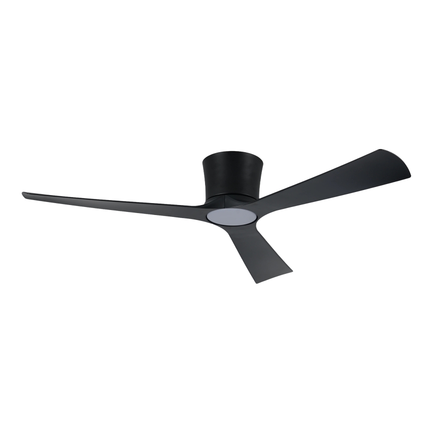 ZEVENTI - Ventilatore da soffitto LED dimmerabile AUREX LED/24W/230V 3000/4000/6000K Wi-Fi Tuya nero + telecomando