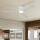 ZEVENTI - Ventilatore da soffitto LED dimmerabile AUREX LED/24W/230V 3000/4000/6000K Wi-Fi Tuya bianco + telecomando