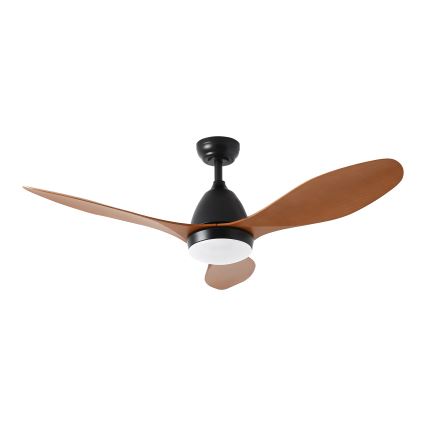 ZEVENTI - Ventilatore da soffitto LED MURO LED/18W/230V 3000-6000K Wi-Fi Tuya nero + telecomando