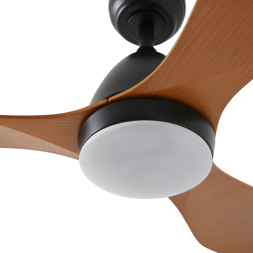 ZEVENTI - Ventilatore da soffitto LED MURO LED/18W/230V 3000-6000K Wi-Fi Tuya nero + telecomando